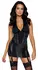 Cottelli Costumes Dominatrix Suspender Dress S Matte Look Black