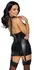 Cottelli Costumes Dominatrix Suspender Dress S Matte Look Black