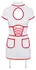 Cottelli Costumes Nurse M White Red Suspender Dress Costume L/XL