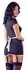 Cottelli Collection Maid Dress M Adjustable Straps Lace Trim Black-White