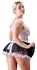 Cottelli Collection Maid Dress XL Adjustable Straps Lace Black & White