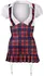 Cottelli Collection School Uniform Dress XL Chequered Blue/Red
