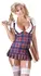 Cottelli Collection Schoolgirl M Uniform Dress Checked Blue/Red