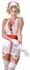 Cottelli Collection Nurse L Intimate Costume Set White/Red