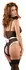 Cottelli Collection Maid Body S Powernet Bodysuit with Lace Accents