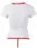 Cottelli Collection Nurse Uniform L - White & Red, Short Sleeve, Adjustable Straps