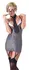 Cottelli Collection Secretary M Dress Black Adjustable Straps 92% Polyester