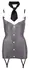 Cottelli Collection Secretary M Dress Black Adjustable Straps 92% Polyester