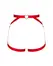 Obsessive Elianes Harness XL/2XL - Adjustable Gold Accent Belt