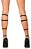 Obsessive Armares Harness Adjustable Strappy Accessory Black