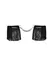 Obsessive Sherila Black Fringed Adjustable Wrist Cuffs