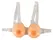 Cottelli Collection Silicone Strap-On Breasts 800g Adjustable Transparent Bra