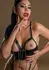 Wetlook Bodysuit with Chain Detail - High-Waisted, Glossy Finish