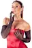 Cottelli Collection Net Gloves S-L - Elbow-Length, Black, Stretch Fit