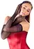 Cottelli Collection Net Gloves S-L - Elbow-Length, Black, Stretch Fit