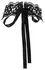 Cottelli Collection Black Choker Embroidered with Pearls & Rhinestones 36cm