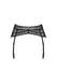 Obsessive Medilla Garter Belt XL/2XL - Black, Adjustable, Lace Finish