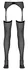 Cottelli Collection Suspender Belt Black S/M with Stockings Set