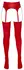 Cottelli Collection Suspender Belt Red L/XL with Matching Stockings