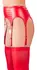 Cottelli Collection Suspender Belt Red S/M with Adjustable Straps