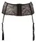 Cottelli Collection Suspender Belt Black S Adjustable Embroidered