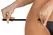 Noir Powerwetlook G-String S/M with Silver Side Hooks, Black