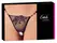 Cottelli Collection String Red Gemstones M/L - Embroidered Transparent Design