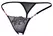 Cottelli Collection Red Gem Embroidered Lingerie String S/M