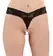 Cottelli Collection Lace Pearl-Embellished Intimate String Black S/M
