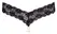 Cottelli Collection Lace Pearl-Embellished Intimate String Black S/M