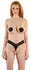 Cottelli Collection String Model M with Decorative Pearl Accents Black