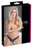 Cottelli Collection G-String Pearls Black L - Satin Embroidered Briefs