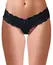 Cottelli Collection String Pearls Black M - Floral Lace Waistband Design