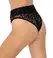 Noir Handmade Leo High-Waist Panty with 3-Way Zip, Size M