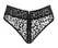 Noir Handmade Leo High-Waist Panty with 3-Way Zip, Size M