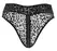 Бикини с висока талия, леопардова мрежа и трипосочен цип, S