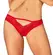 Obsessive Chilisa Panties XL/2XL Floral Lace, Red, Decorative Heart