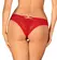 Obsessive Chilisa Panties XL/2XL Floral Lace, Red, Decorative Heart