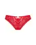 Obsessive Chilisa Panties XL/2XL Floral Lace, Red, Decorative Heart