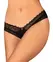 Obsessive Medilla Lace Panty XL/2XL Open Crotch Black