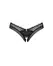 Obsessive Medilla Lace Panty XL/2XL Open Crotch Black