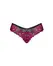 Obsessive Rosenty Panty XS/S - Black Lace & Rose Detail Comfort Fit