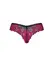 Obsessive Rosenty Panty XS/S - Black Lace & Rose Detail Comfort Fit