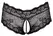 Cottelli CURVES Panties XL Black Lace with Decorative Pearl Detail