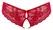 Cottelli Collection Lace Briefs M - Black Floral, Crotchless Design
