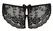 Cottelli Collection Lace Briefs S with Decorative Bows and Open Details