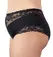 Cottelli Collection Pearl Briefs Black XL Lace Detail