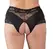 Cottelli Collection Pearl Briefs Black L - Lace Detail, Pearl Accent