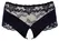 Cottelli Collection Pearl Briefs Black L - Lace Detail, Pearl Accent