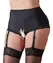 Cottelli Collection Suspender Briefs XL with Lace Detailing, Black